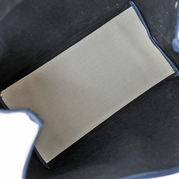 Balenciaga Blue Small Cabas Tote Bag Canvas Black - Picture 13 of 16